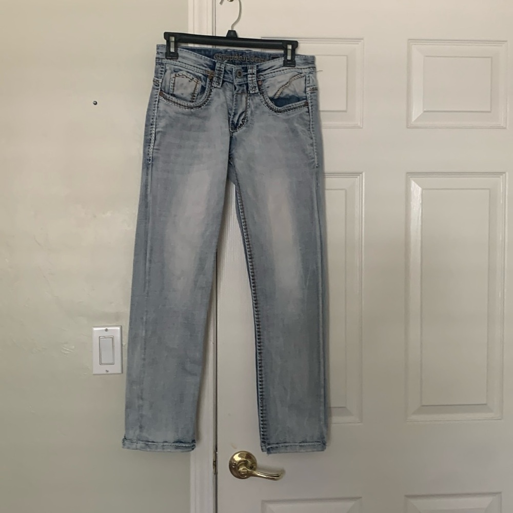 Chopp Shop Jeans Men Straight Fit 28x30 flared at the bottom